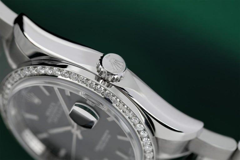 Rolex Datejust 116200 Diamond Bezel Watch with Card Unisex Watch